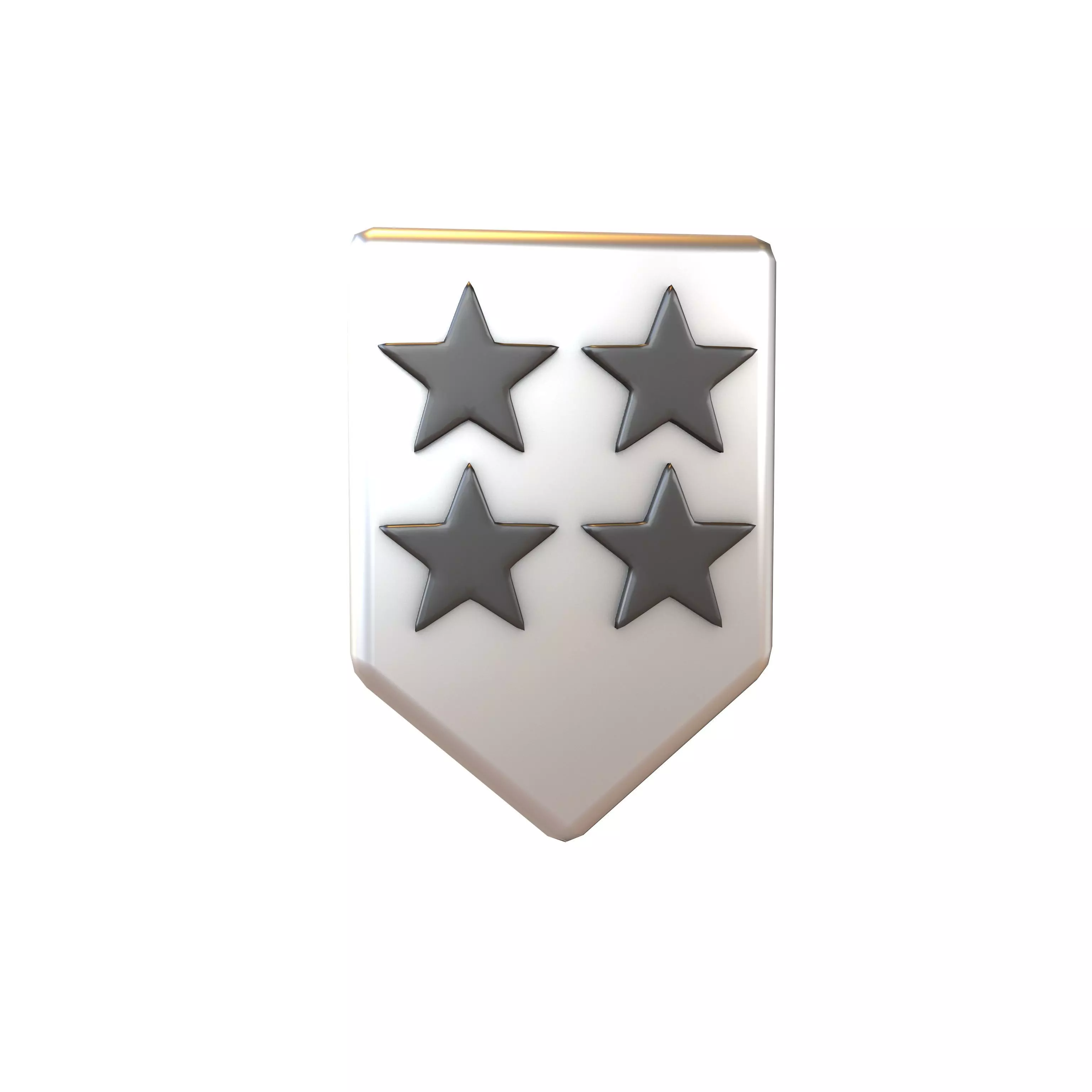 Rank Medal v16 007 Low-poly 3D model_0