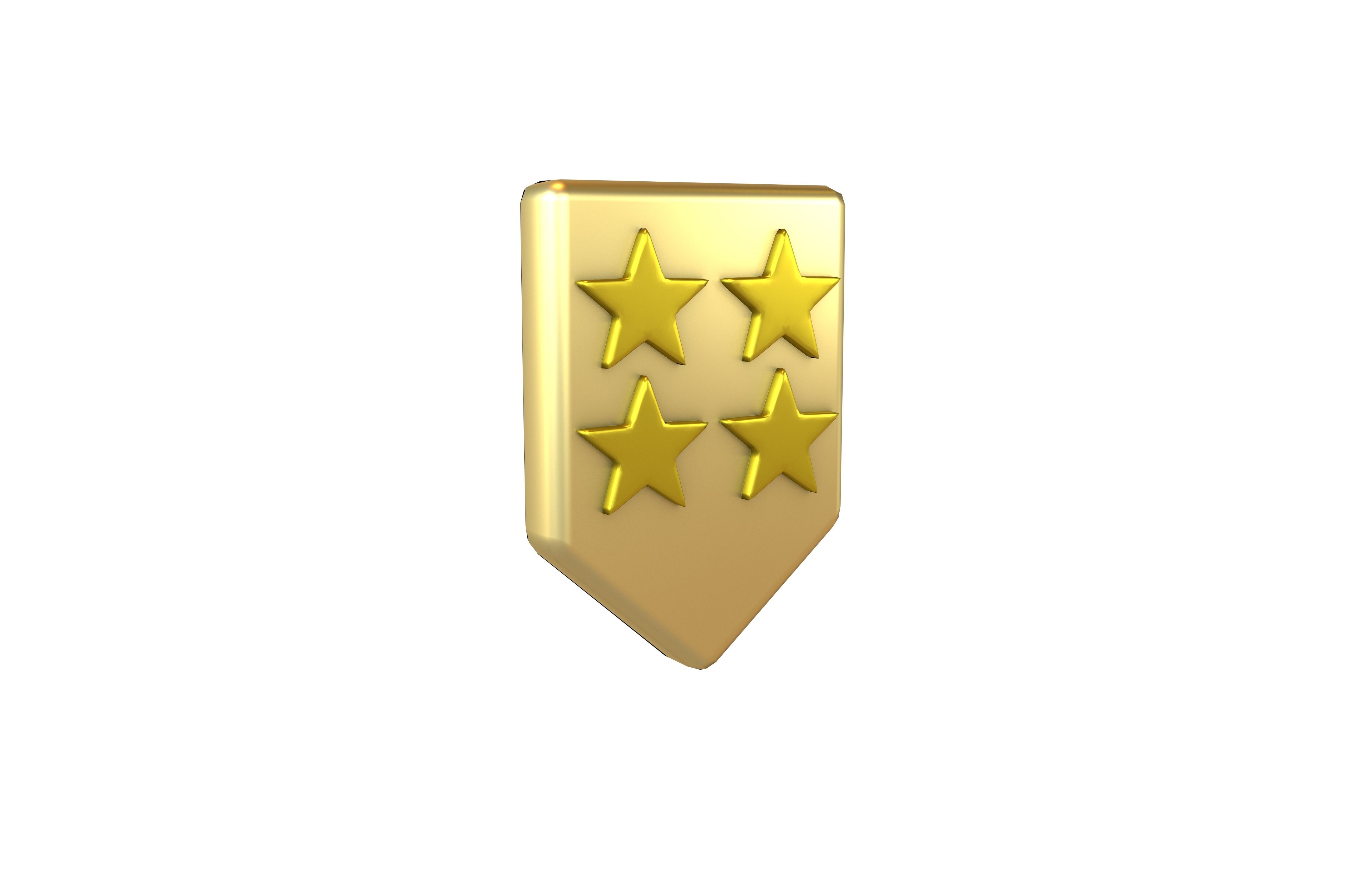 Rank Medal v16 008 Low-poly 3D model_2