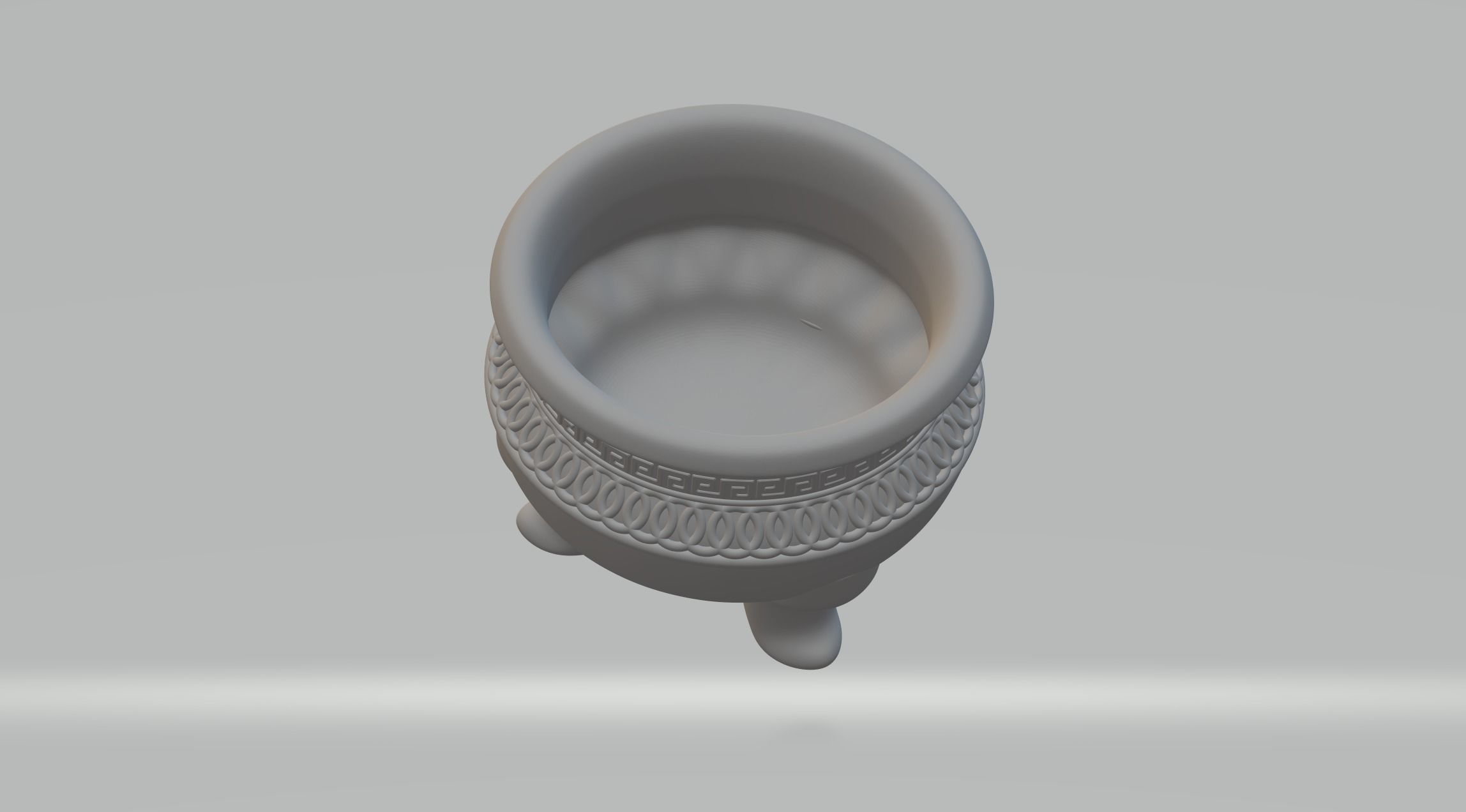 Chinese Ding Furnace Incense 3D print model_2