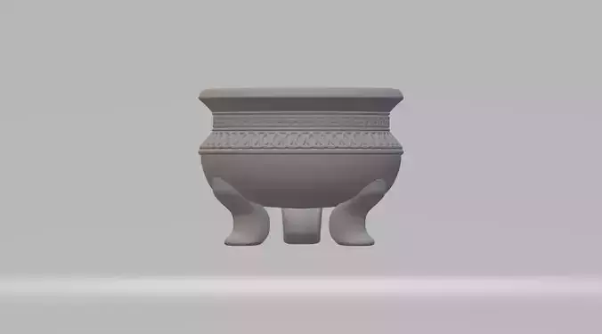 Chinese Ding Furnace Incense 3D print model