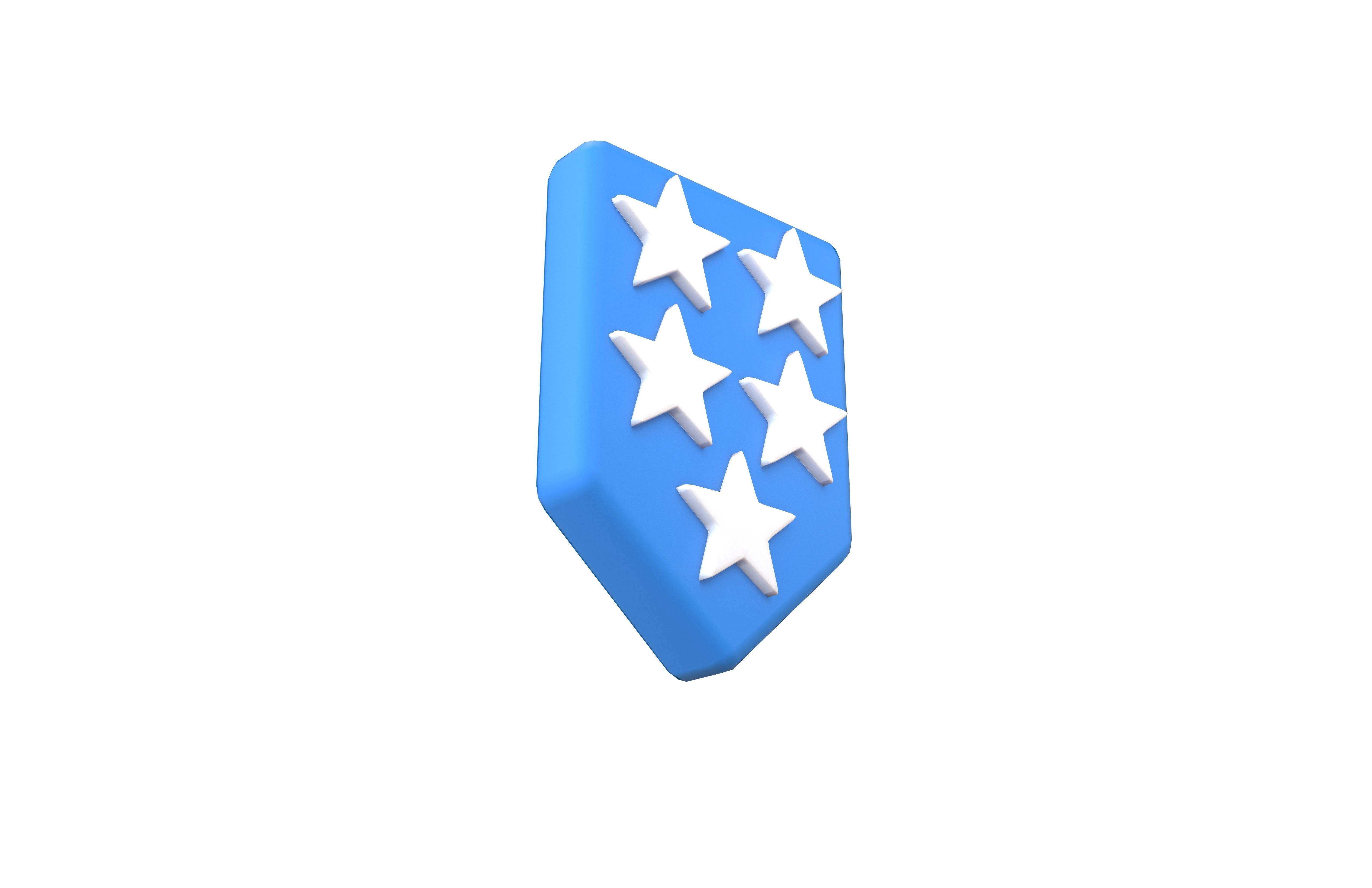 Rank Medal v17 003 Low-poly 3D model_2
