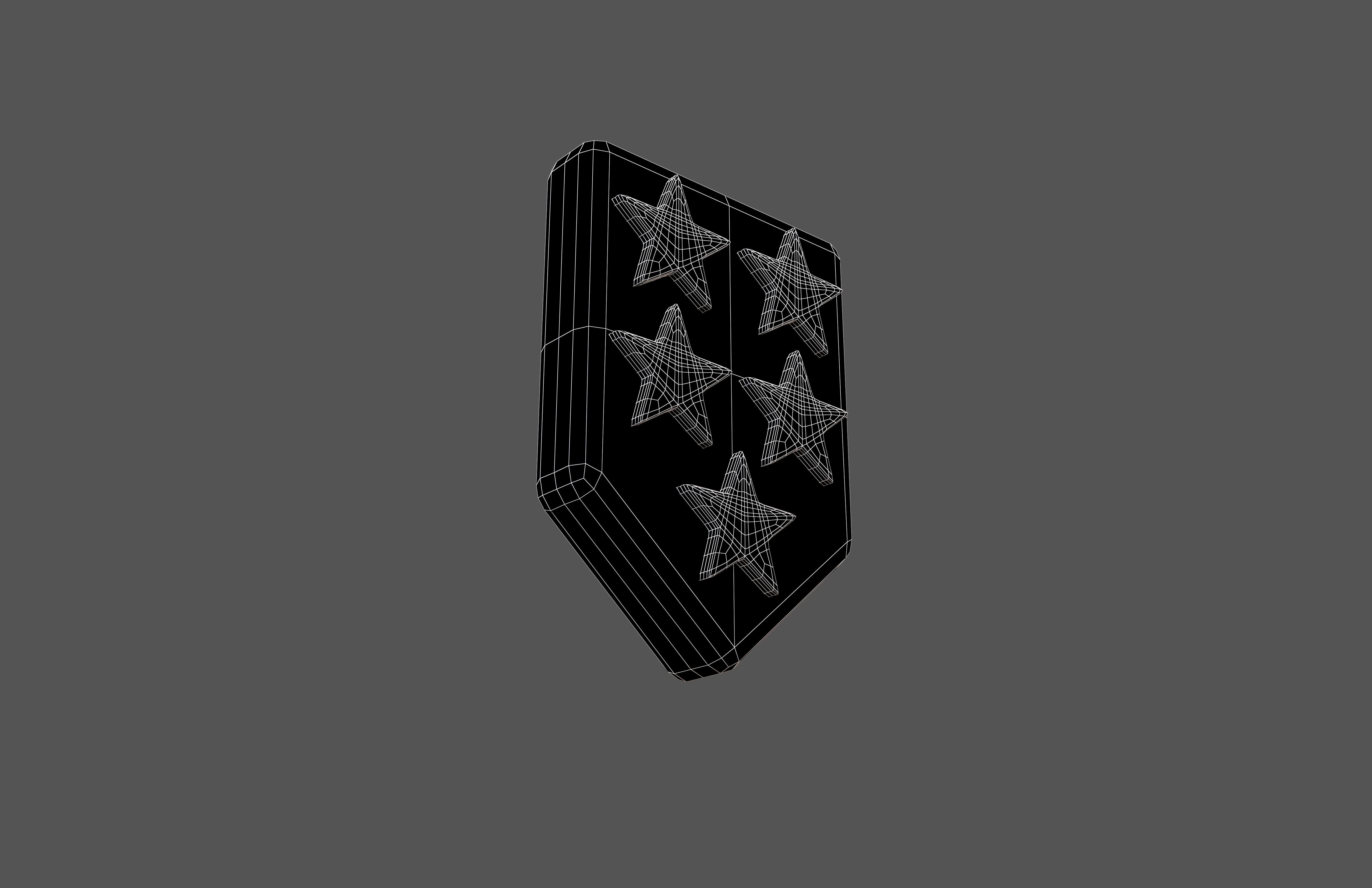 Rank Medal v17 008 Low-poly 3D model_7