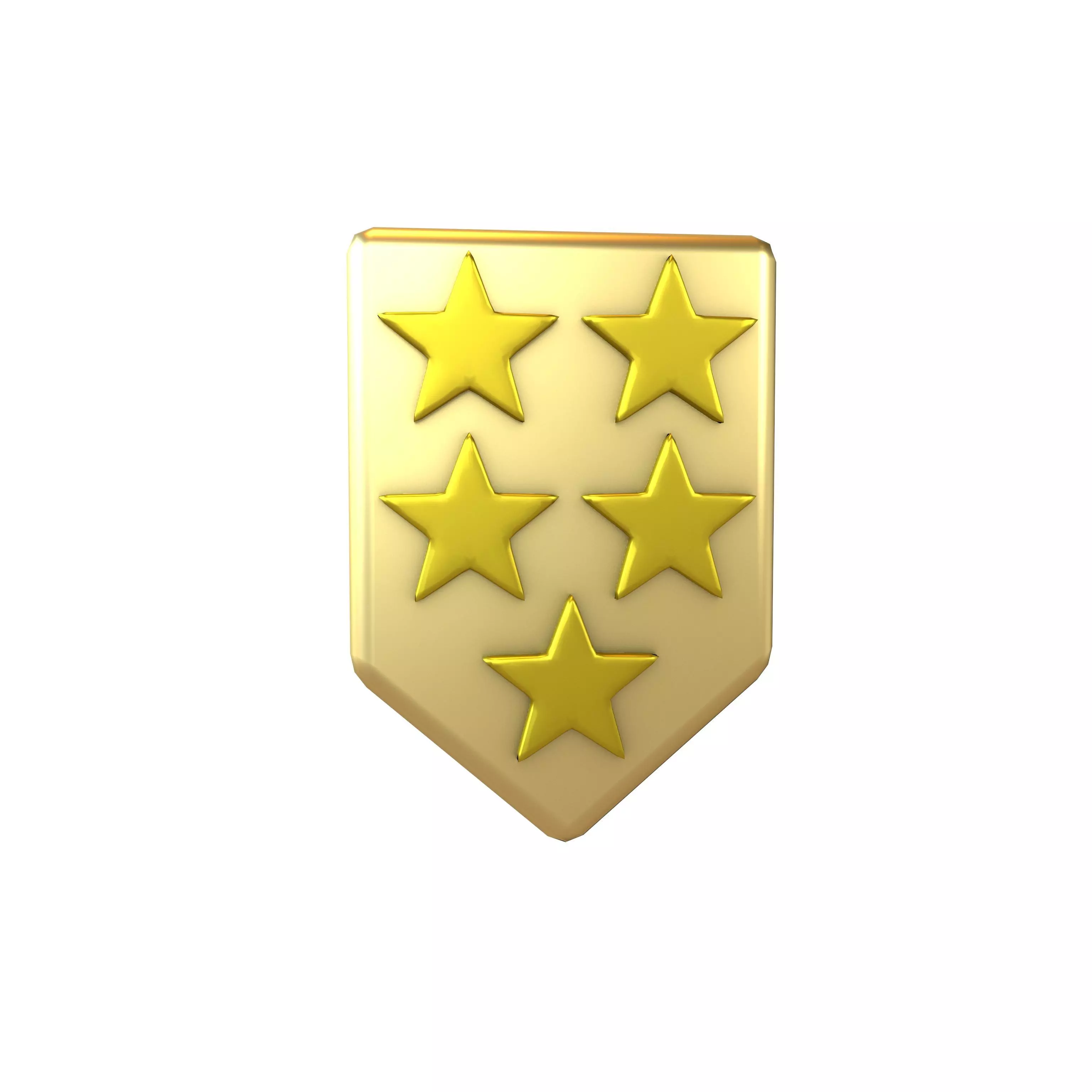 Rank Medal v17 008 Low-poly 3D model_0