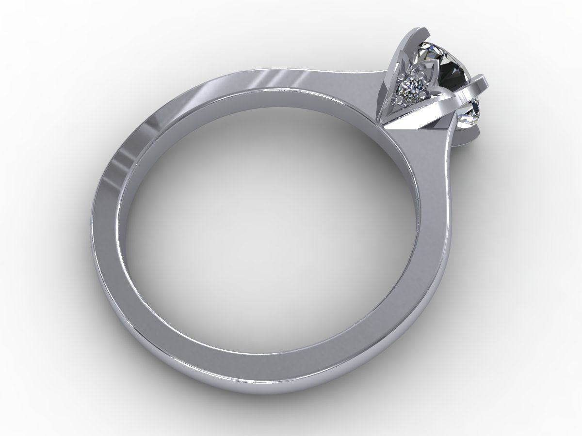 Comfort Fit Surprises Wedding Ring 3D print model_2