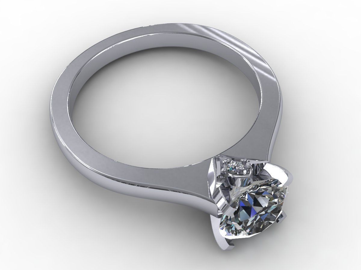 Comfort Fit Surprises Wedding Ring 3D print model_3