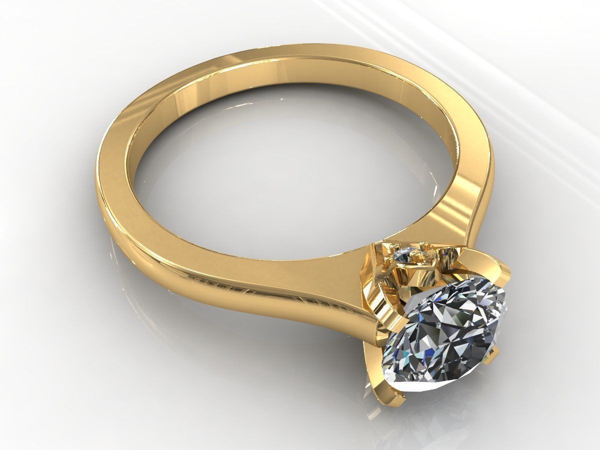Comfort Fit Surprises Wedding Ring 3D print model_8