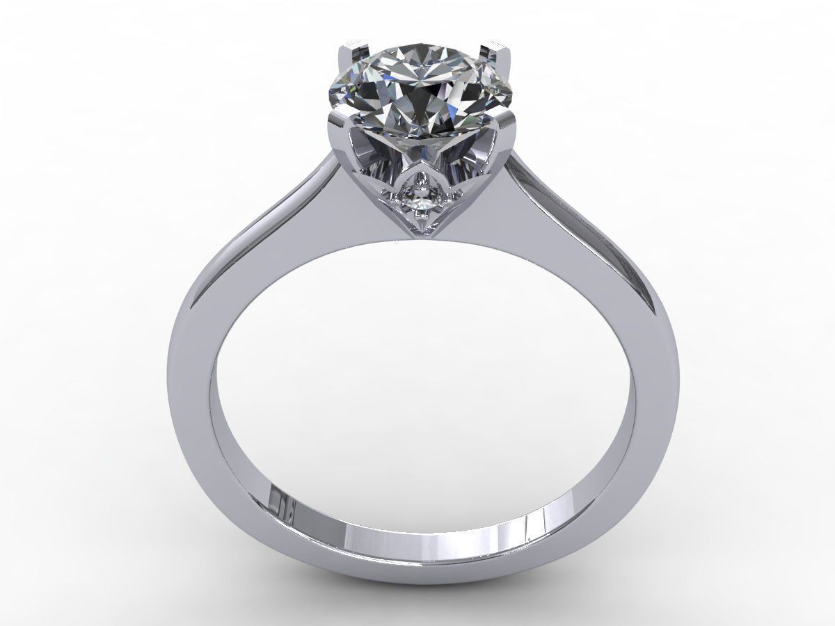 Comfort Fit Surprises Wedding Ring 3D print model_1