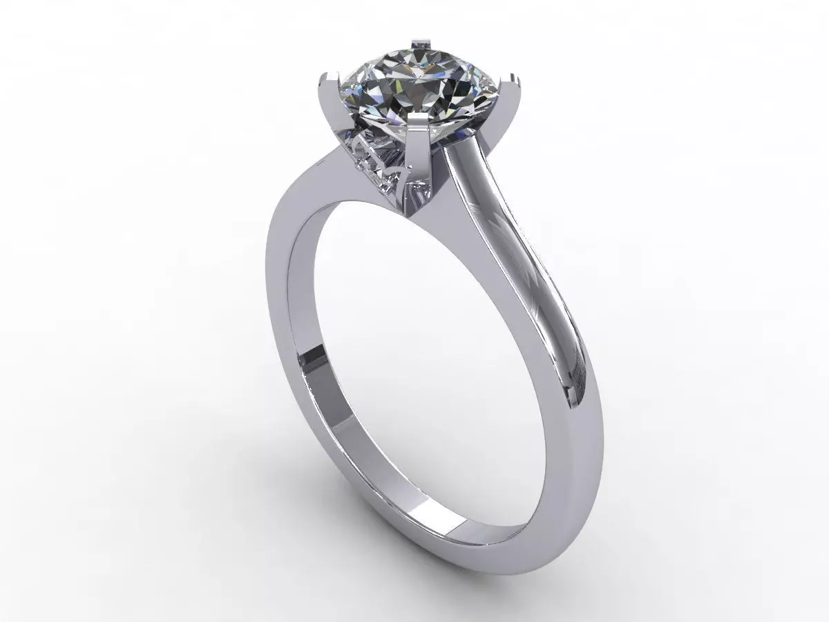 Comfort Fit Surprises Wedding Ring 3D print model_0