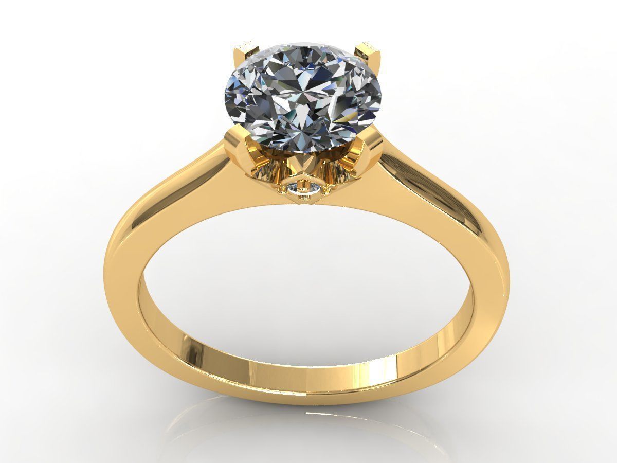 Comfort Fit Surprises Wedding Ring 3D print model_6