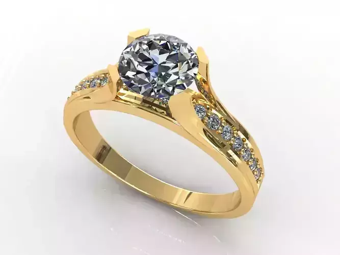 Curvatio Trust Love Diamond Ring