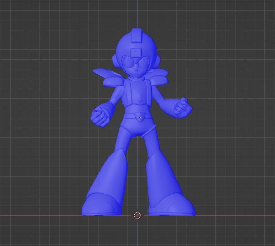 Jet MegaMan - Megaman 6 3D model_13
