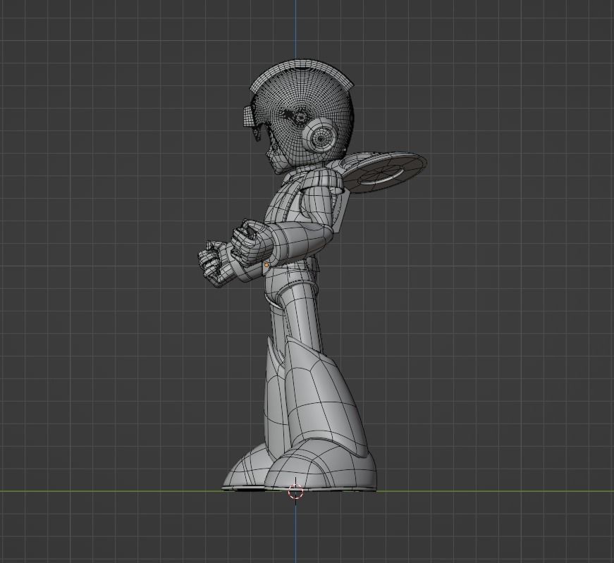 Jet MegaMan - Megaman 6 3D model_9