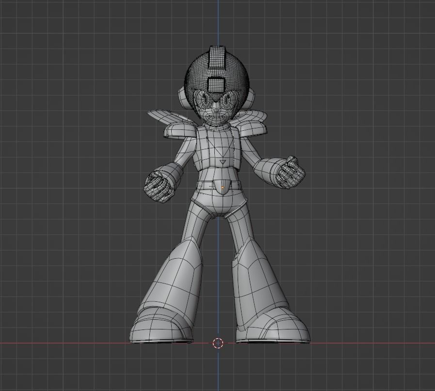 Jet MegaMan - Megaman 6 3D model_8