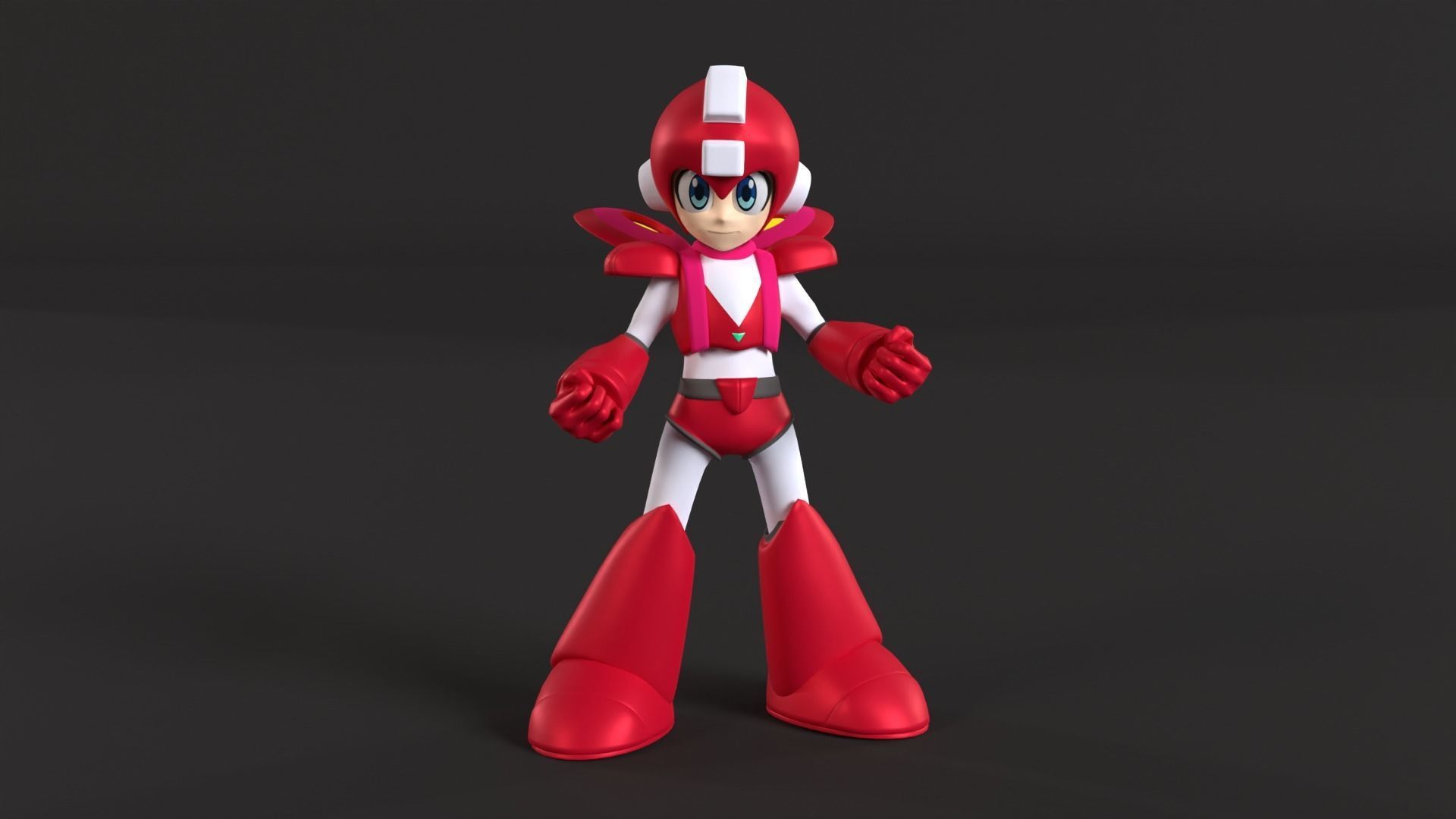Jet MegaMan - Megaman 6 3D model_1