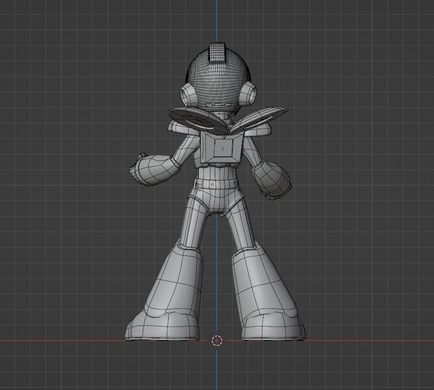 Jet MegaMan - Megaman 6 3D model_10