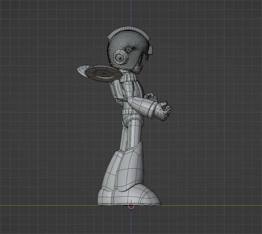 Jet MegaMan - Megaman 6 3D model_11