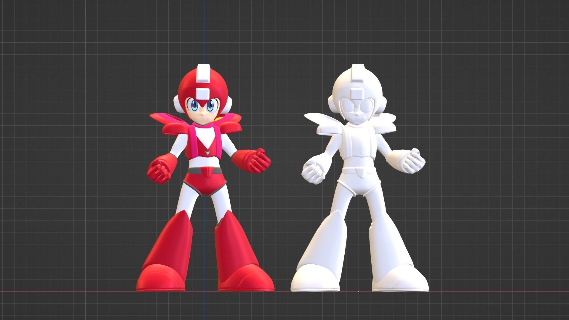 Jet MegaMan - Megaman 6 3D model_14