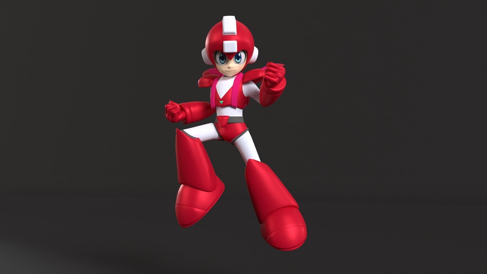 Jet MegaMan - Megaman 6 3D model_2