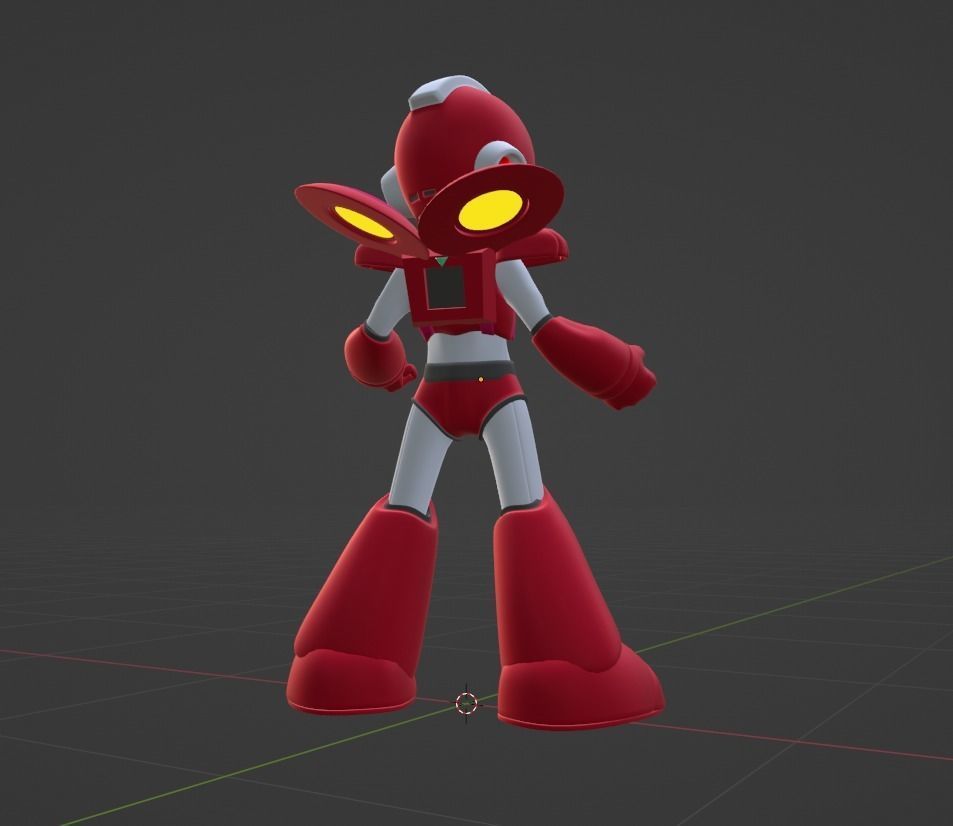 Jet MegaMan - Megaman 6 3D model_5