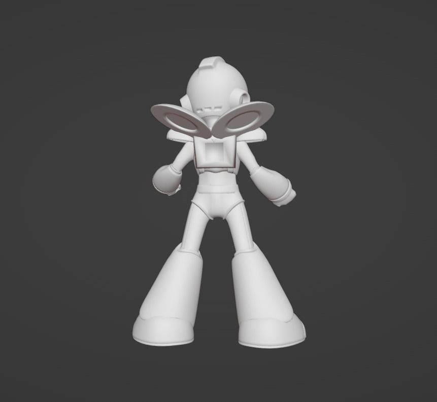 Jet MegaMan - Megaman 6 3D model_16