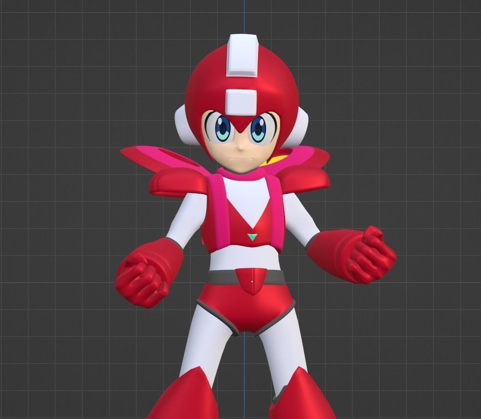 Jet MegaMan - Megaman 6 3D model_7