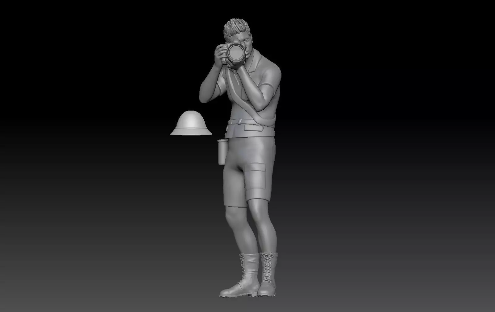 SAFARI PHOTOGRAPHER 3D print model