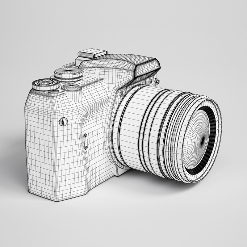 Camera 34 3D model_2