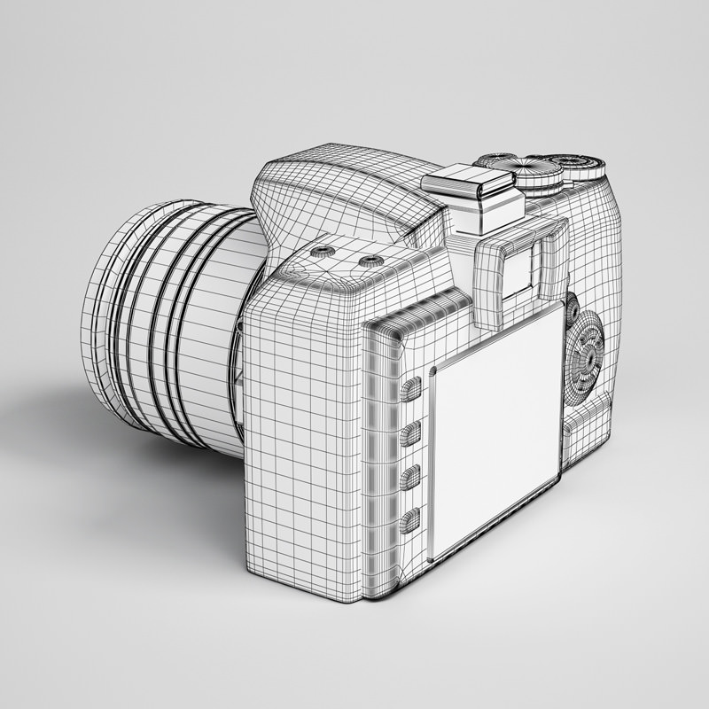Camera 34 3D model_1