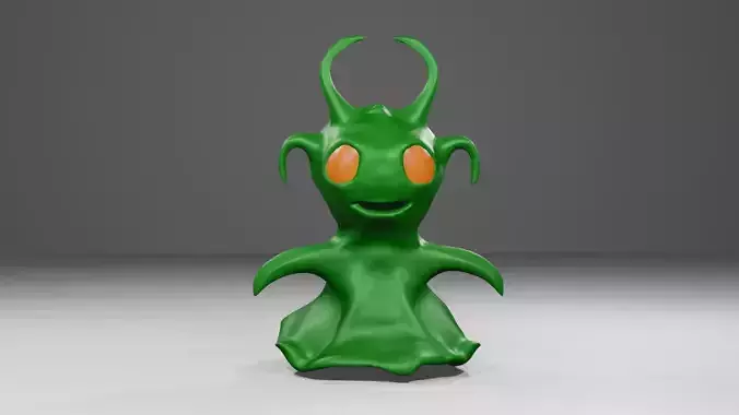 Alian charater 3D model