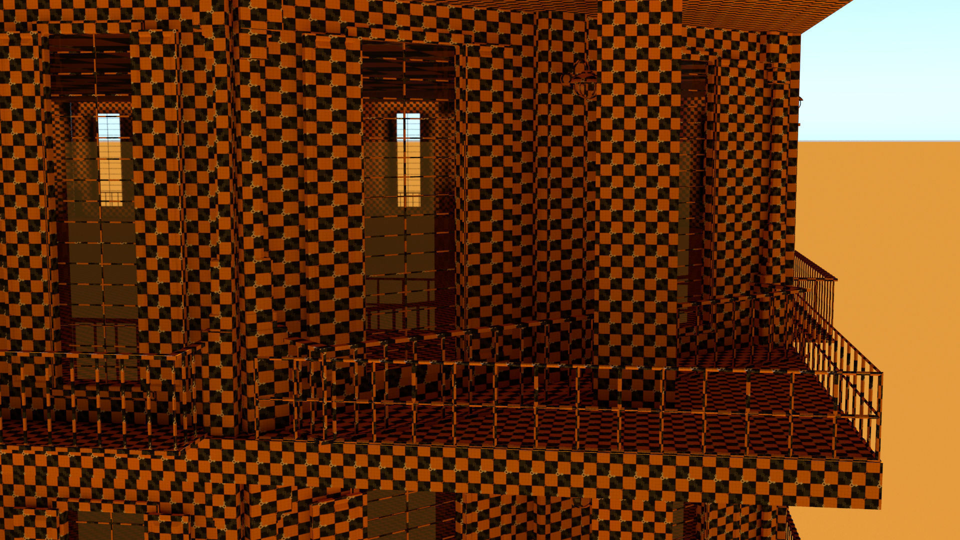 laos Game Building 01 Low-poly 3D model_11