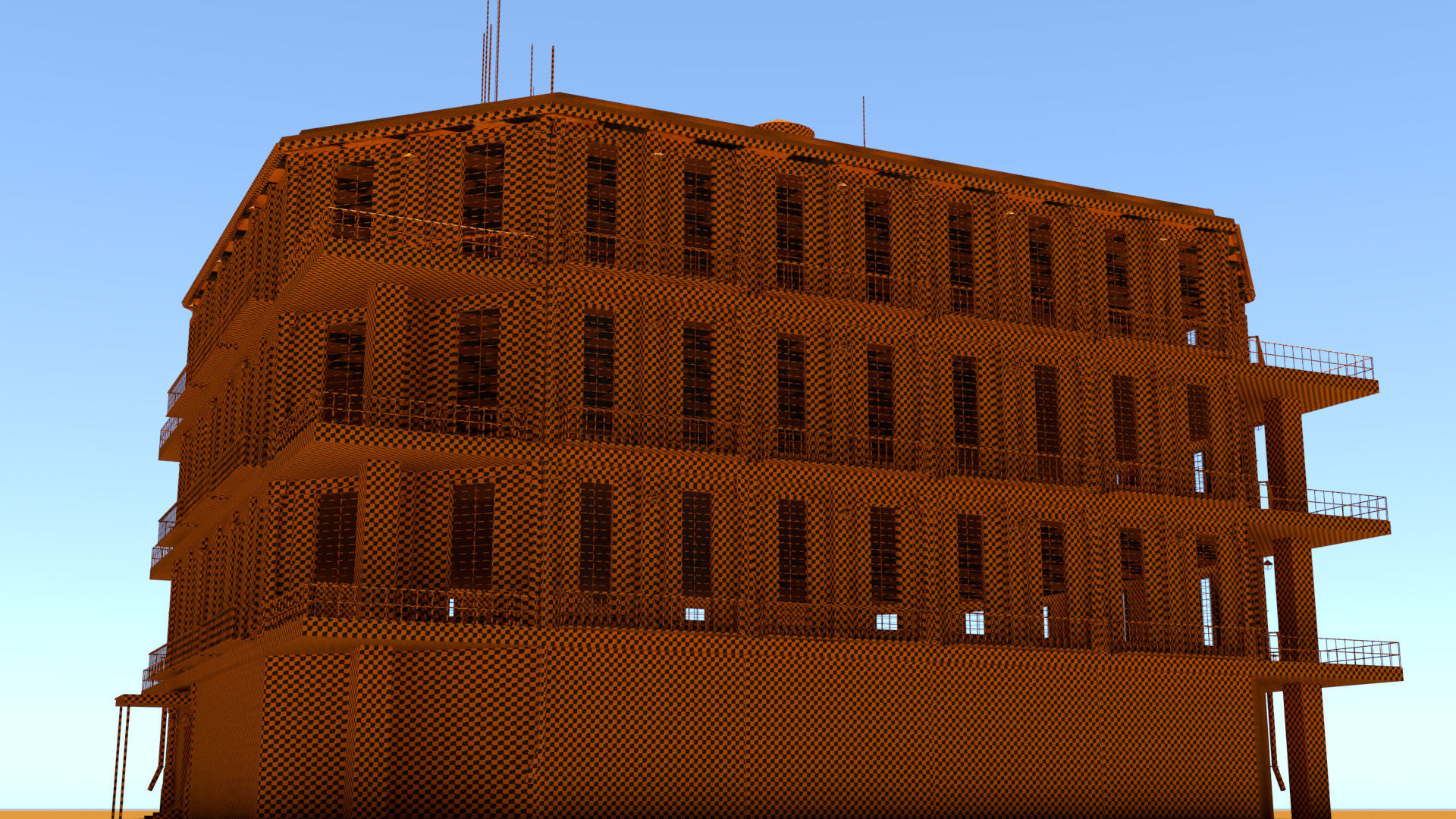 laos Game Building 01 Low-poly 3D model_16