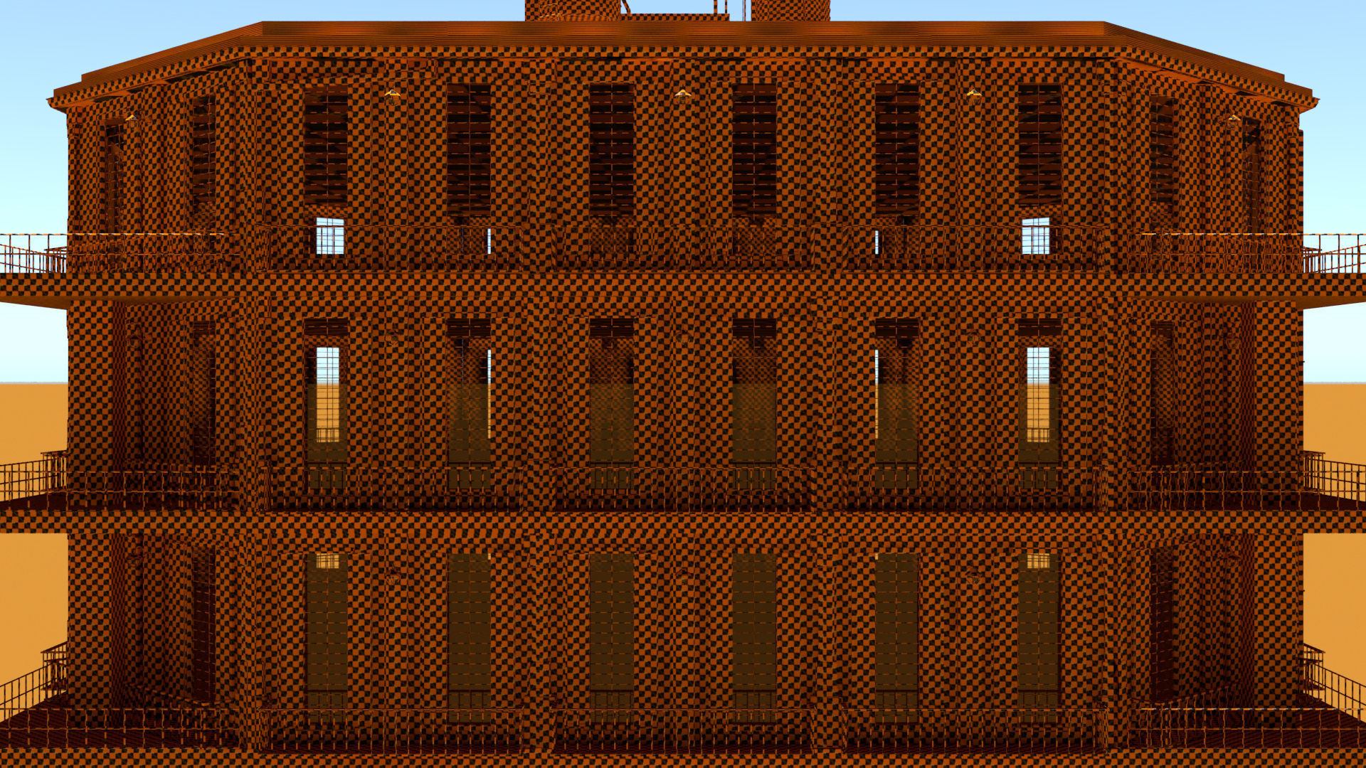 laos Game Building 01 Low-poly 3D model_12