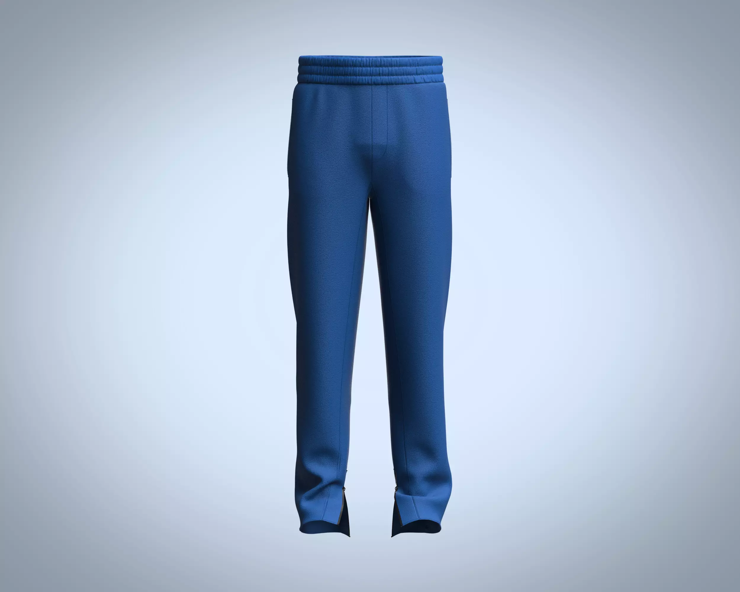 Trouser Pant-Zipper 3D model_0