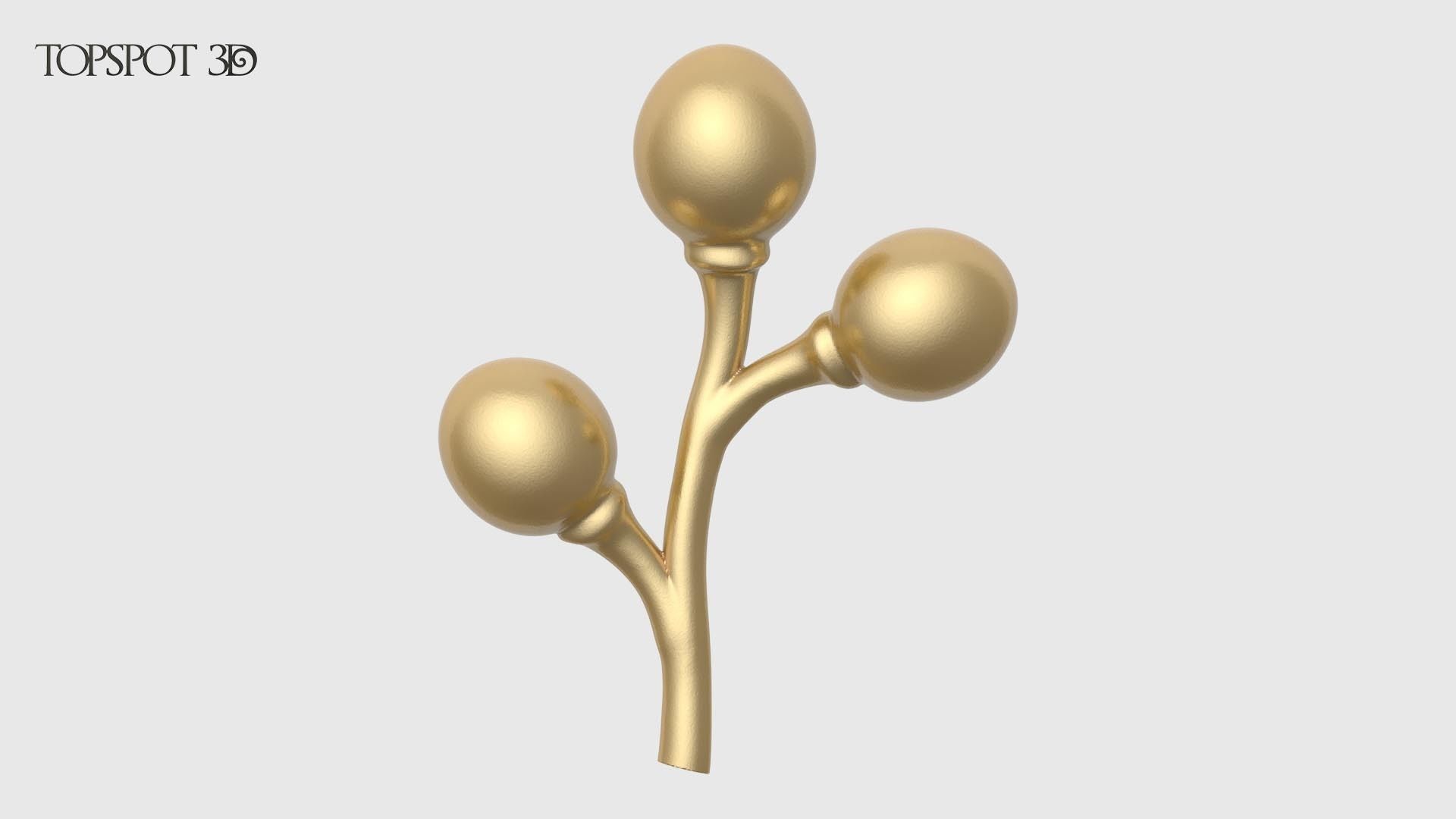 Laurel Leaves Set 3D print model_16