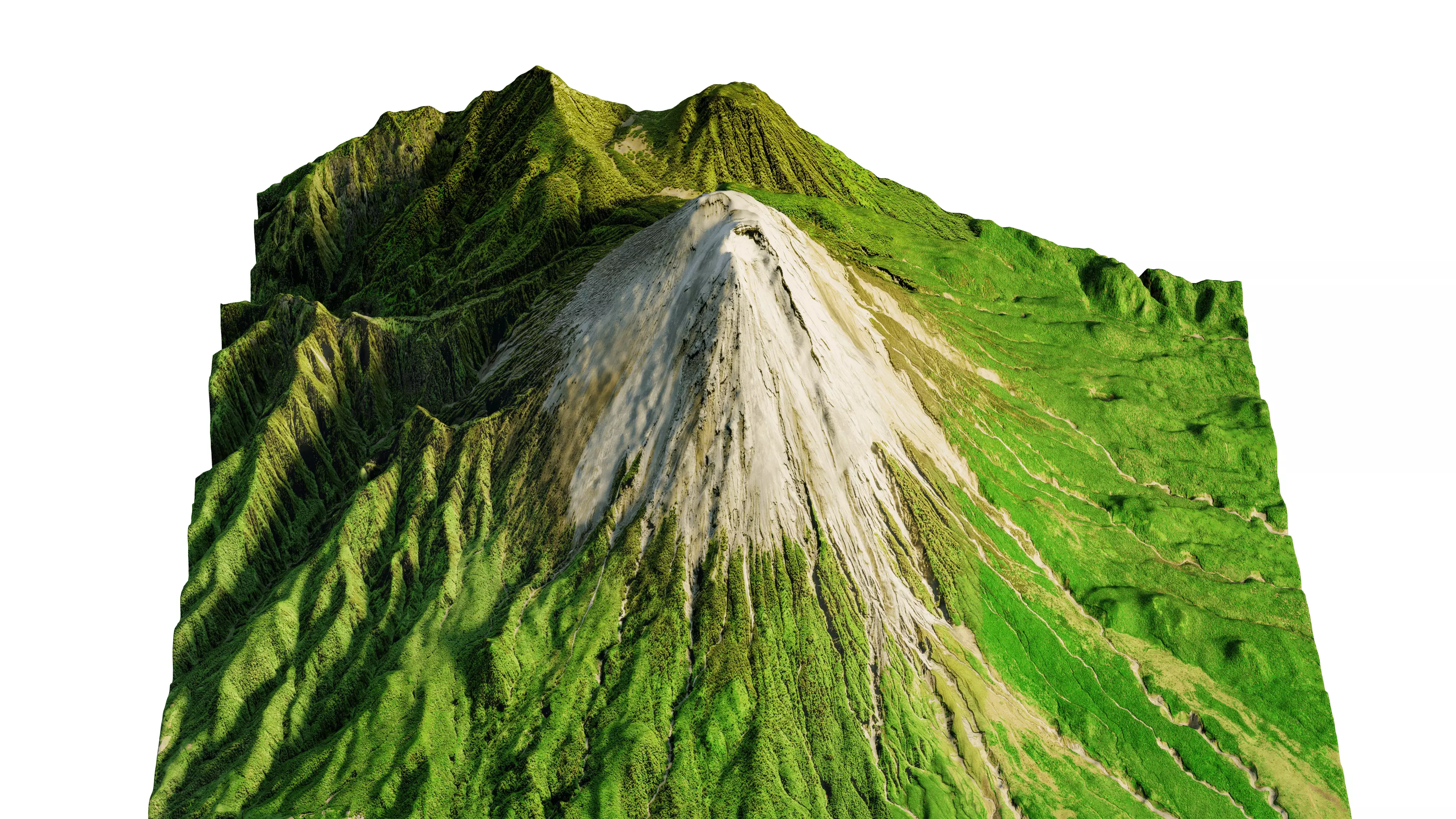 Mount Semeru 3d model terrain 3D model_0