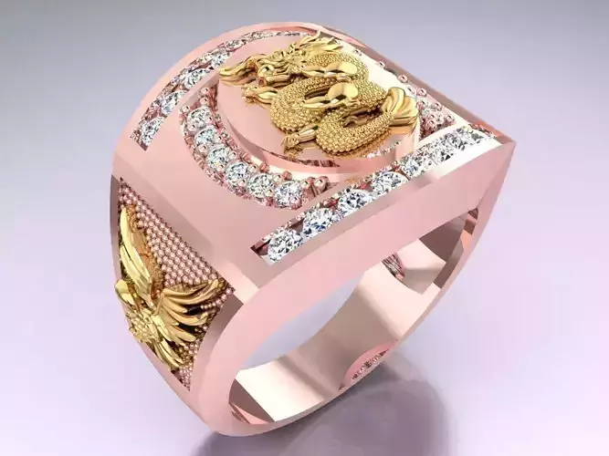 Dragon Ring - Eagle Rings - N4194