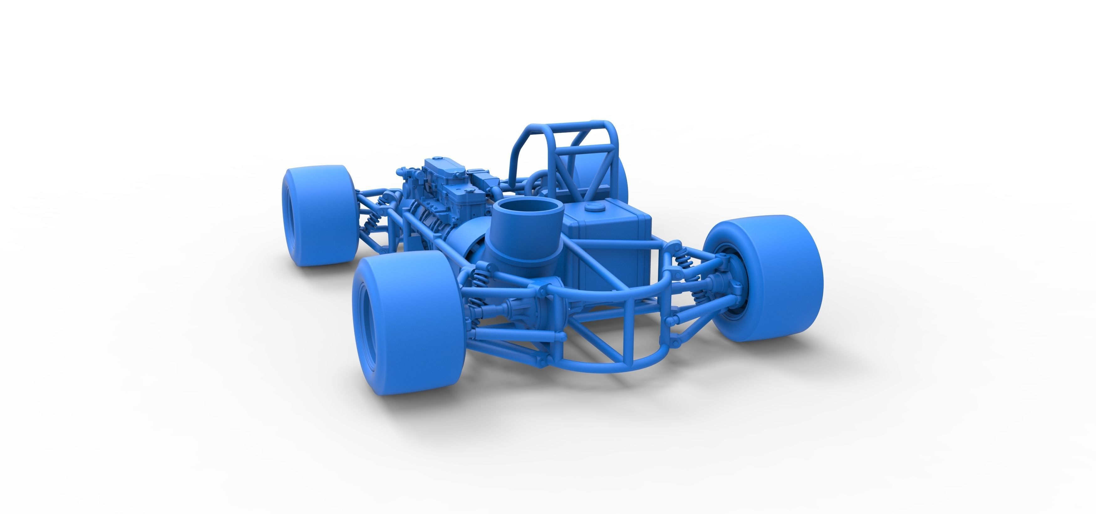 Concept jet race car Scale 1 to 25 3D print model_33