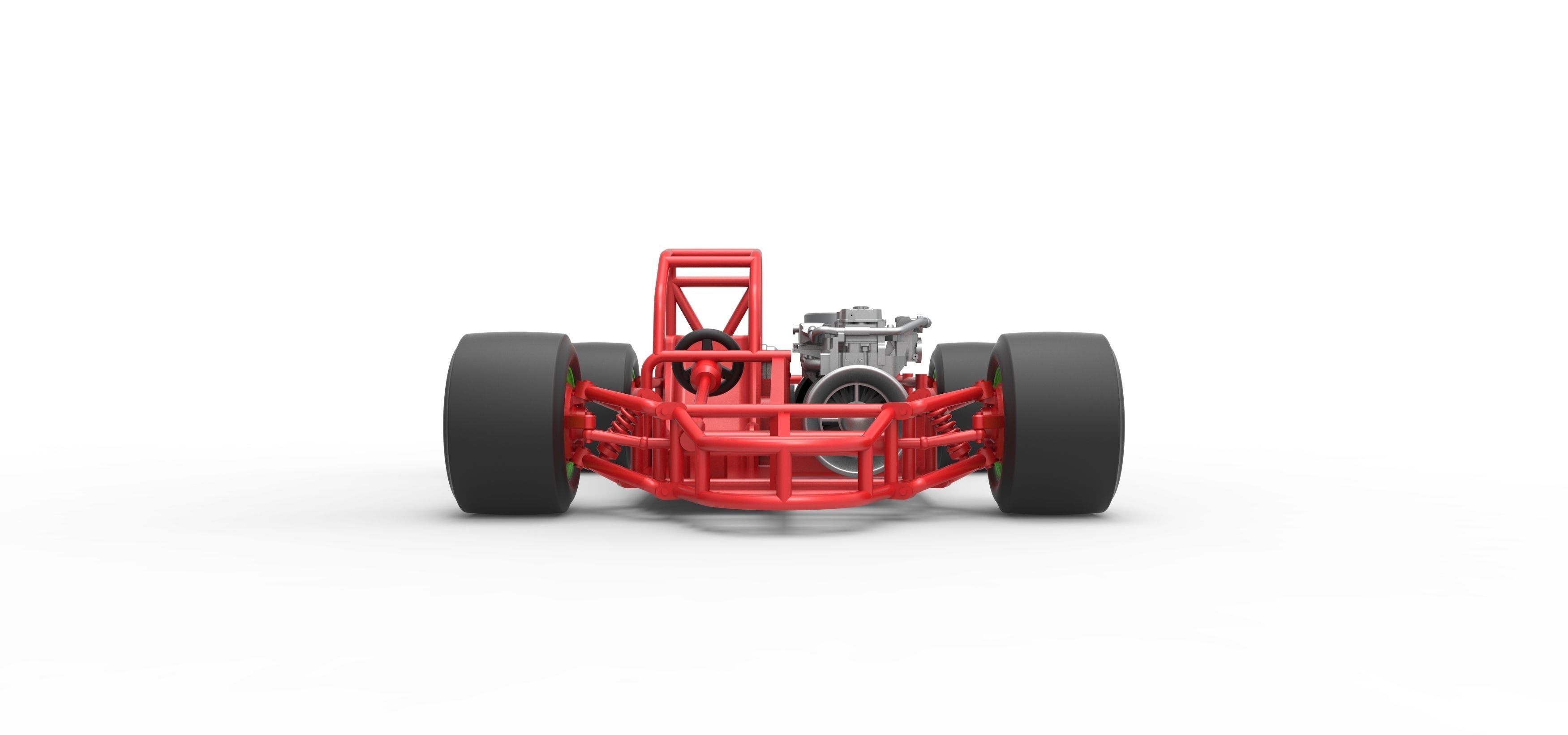 Concept jet race car Scale 1 to 25 3D print model_8