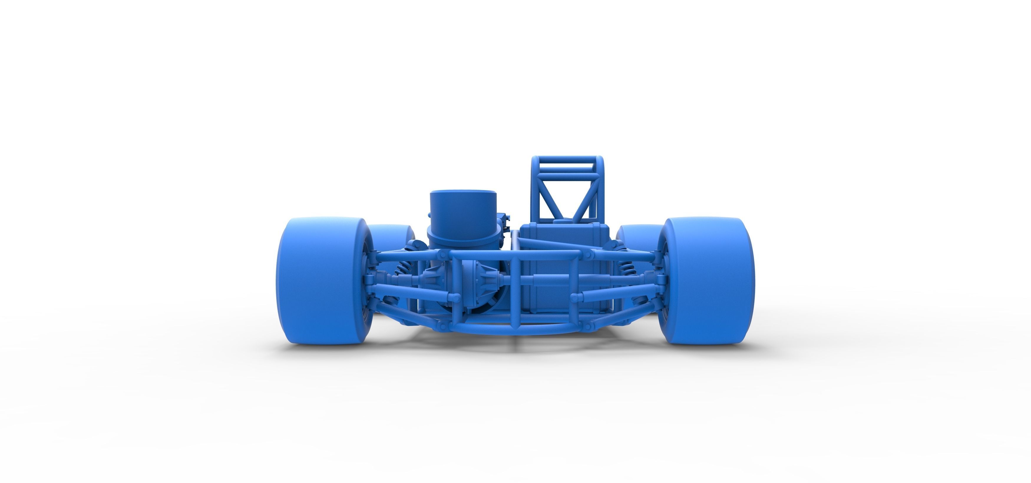 Concept jet race car Scale 1 to 25 3D print model_35