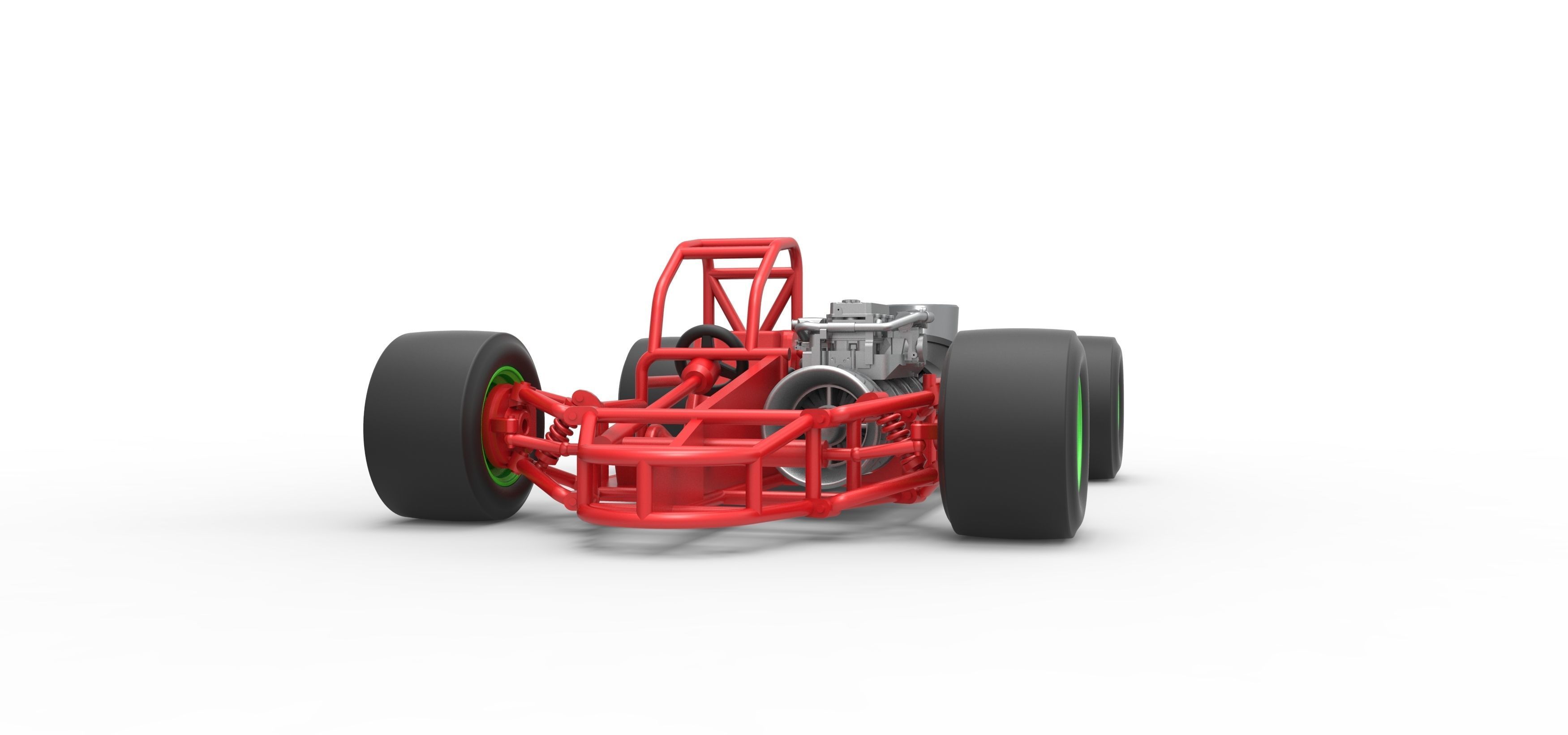 Concept jet race car Scale 1 to 25 3D print model_6