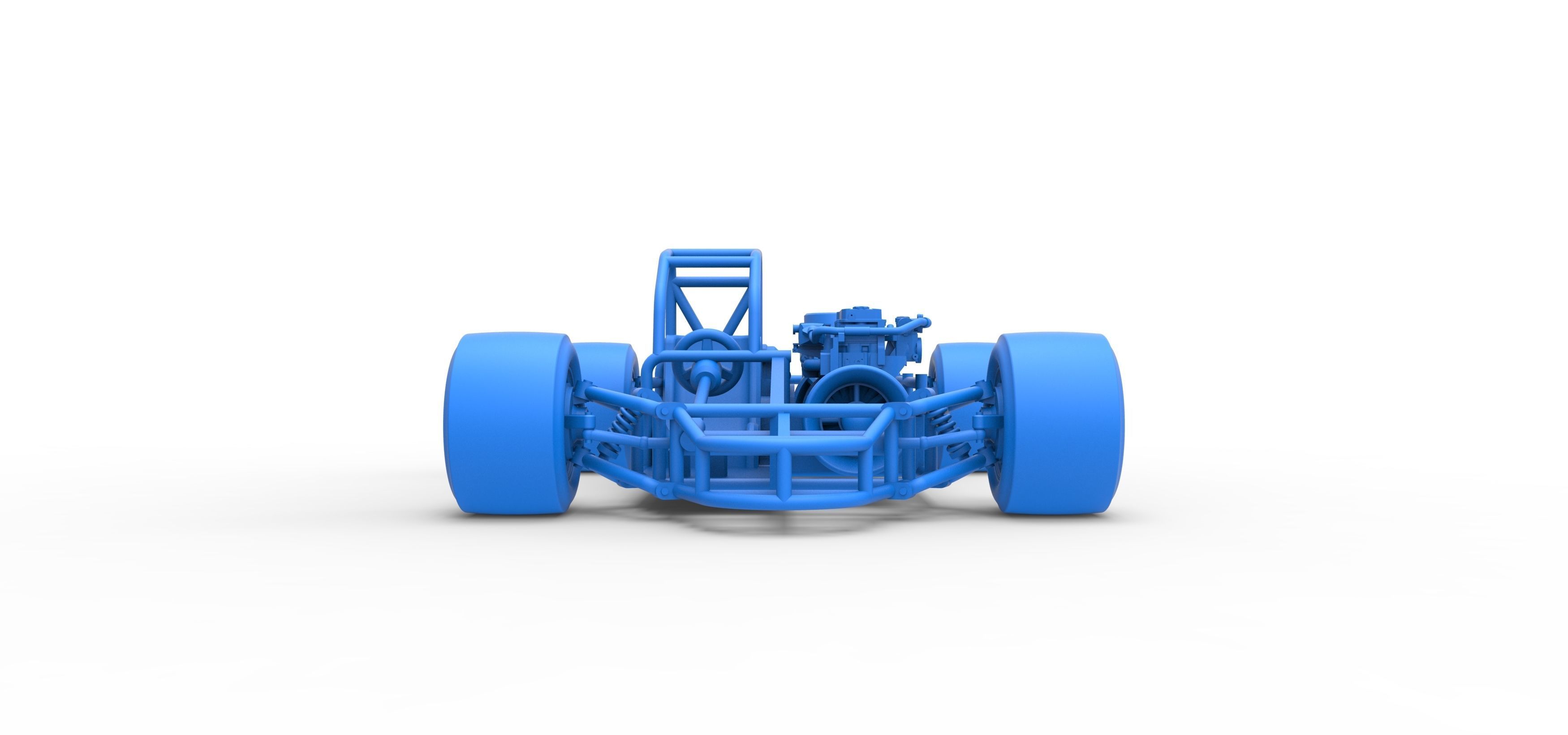 Concept jet race car Scale 1 to 25 3D print model_28