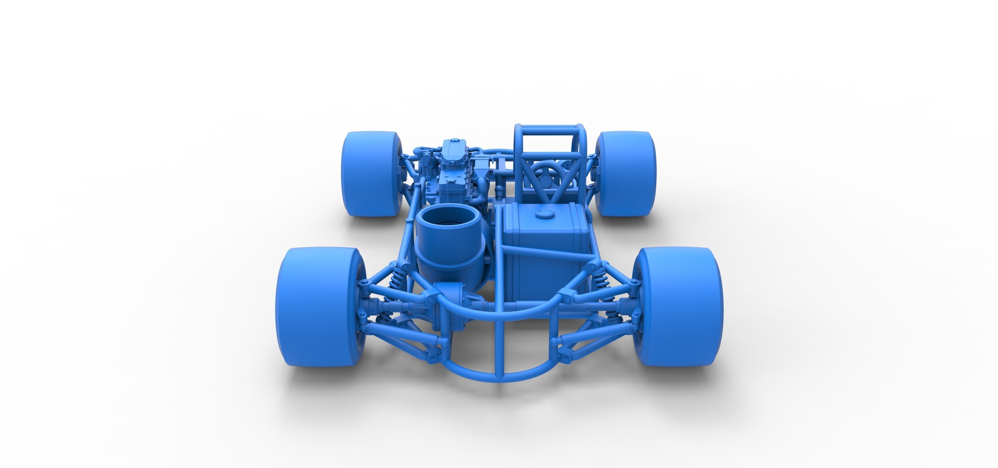 Concept jet race car Scale 1 to 25 3D print model_34