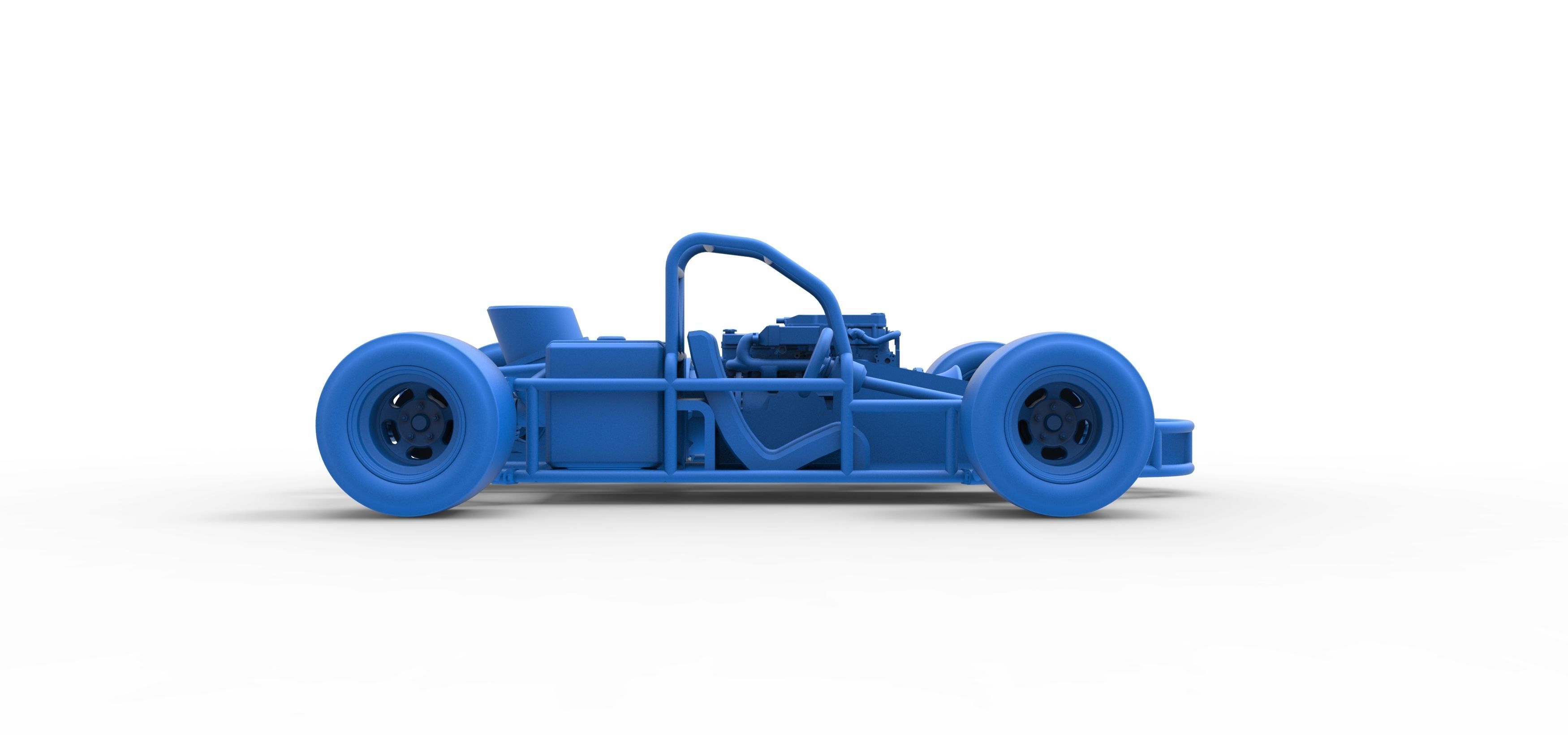 Concept jet race car Scale 1 to 25 3D print model_37