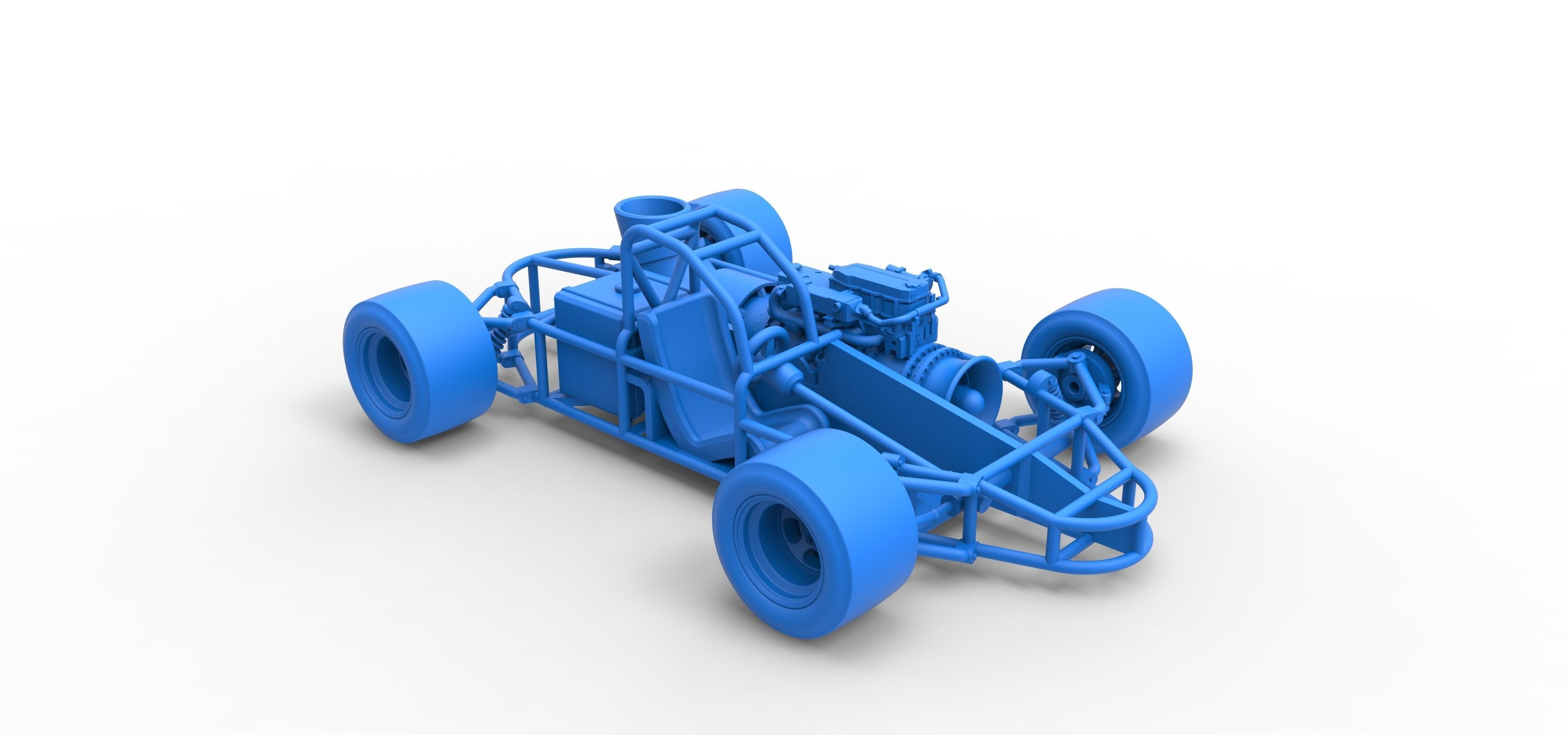 Concept jet race car Scale 1 to 25 3D print model_39