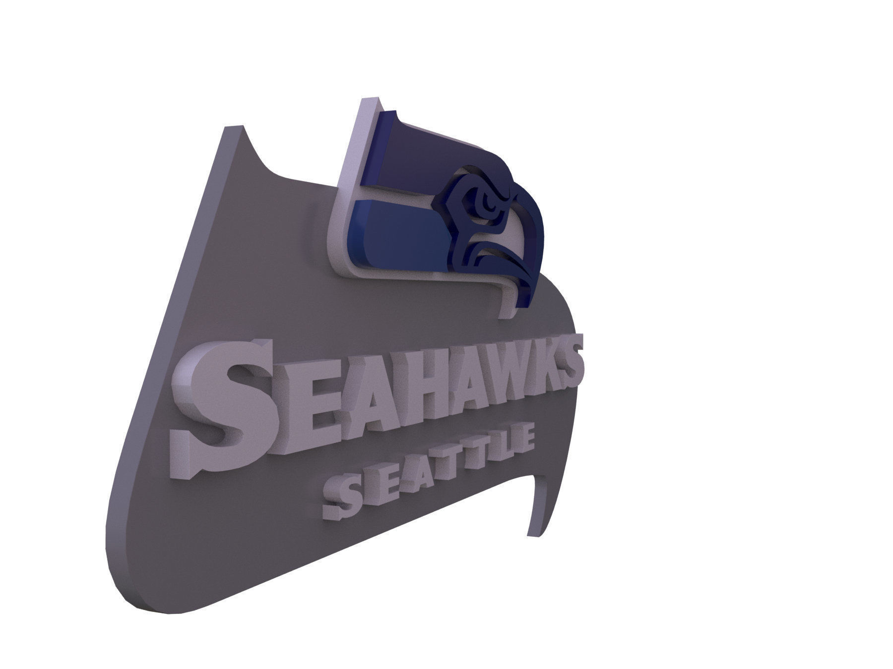 NFL all LOGOS keychan Printable an Renderable 3D print model_56