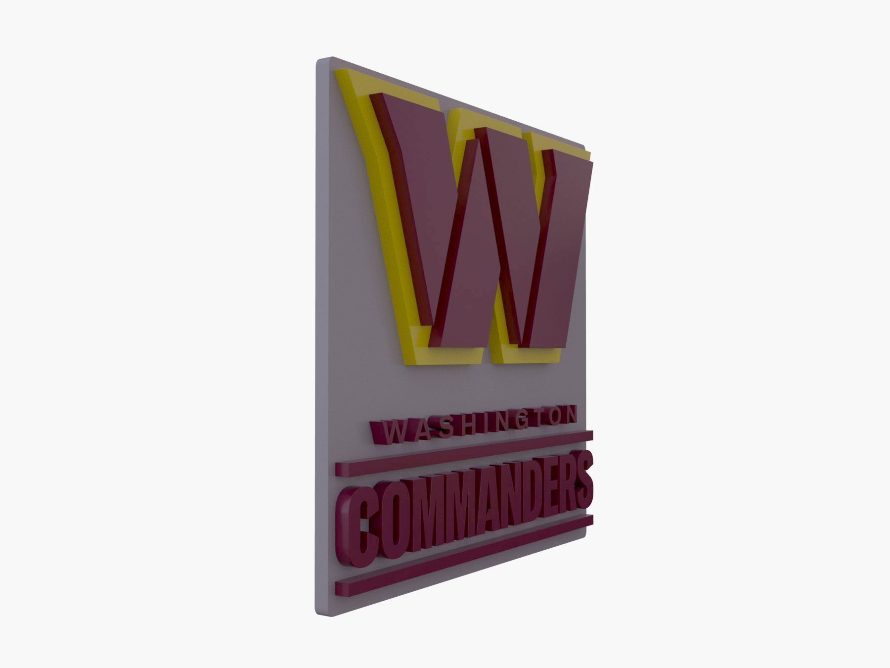 NFL all LOGOS keychan Printable an Renderable 3D print model_27