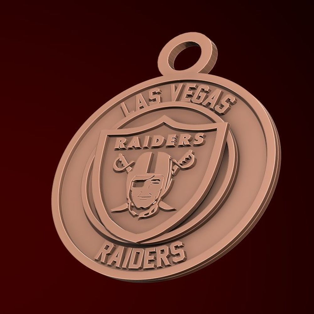 NFL all LOGOS keychan Printable an Renderable 3D print model_69