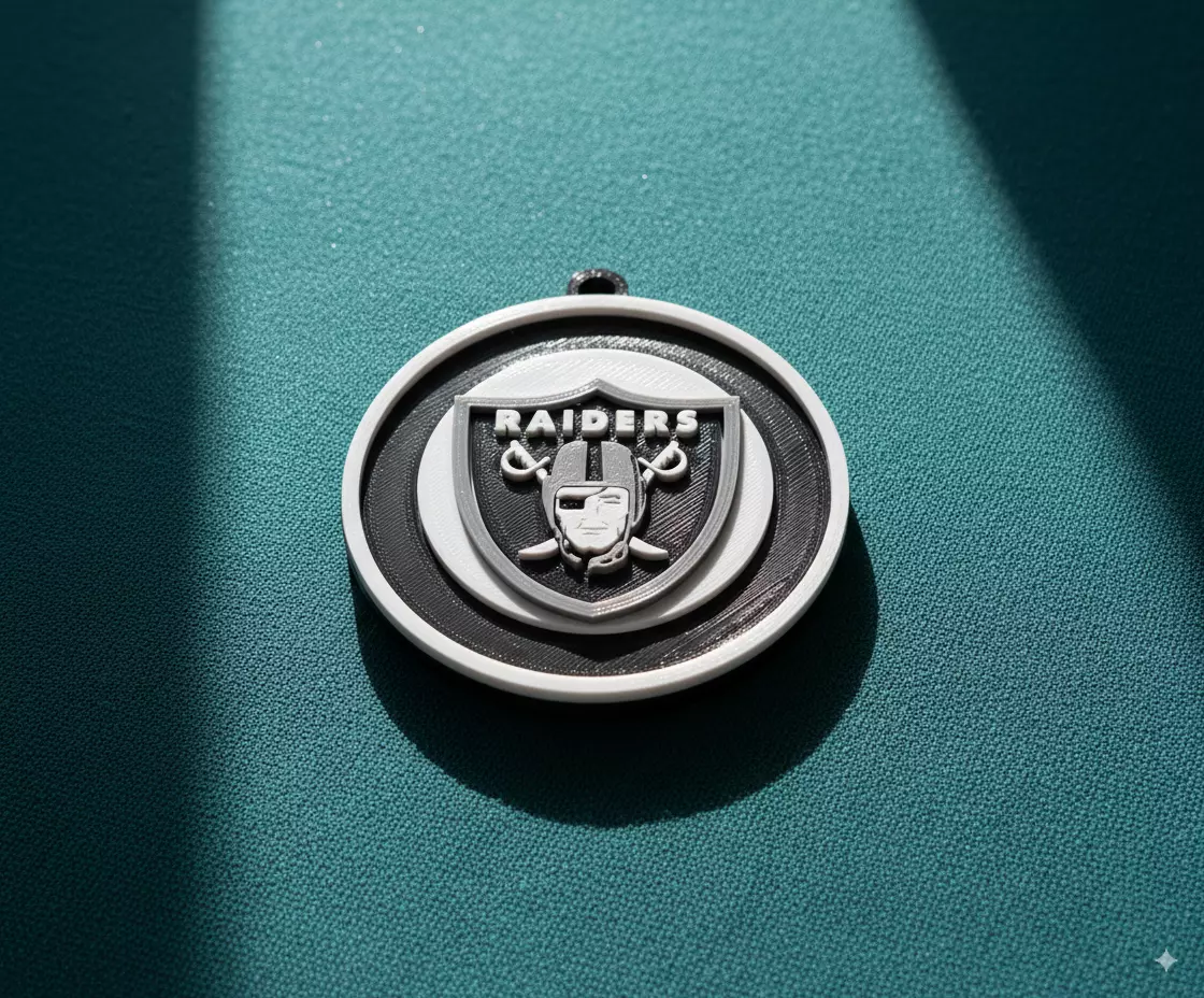 NFL all LOGOS keychan Printable an Renderable 3D print model_87