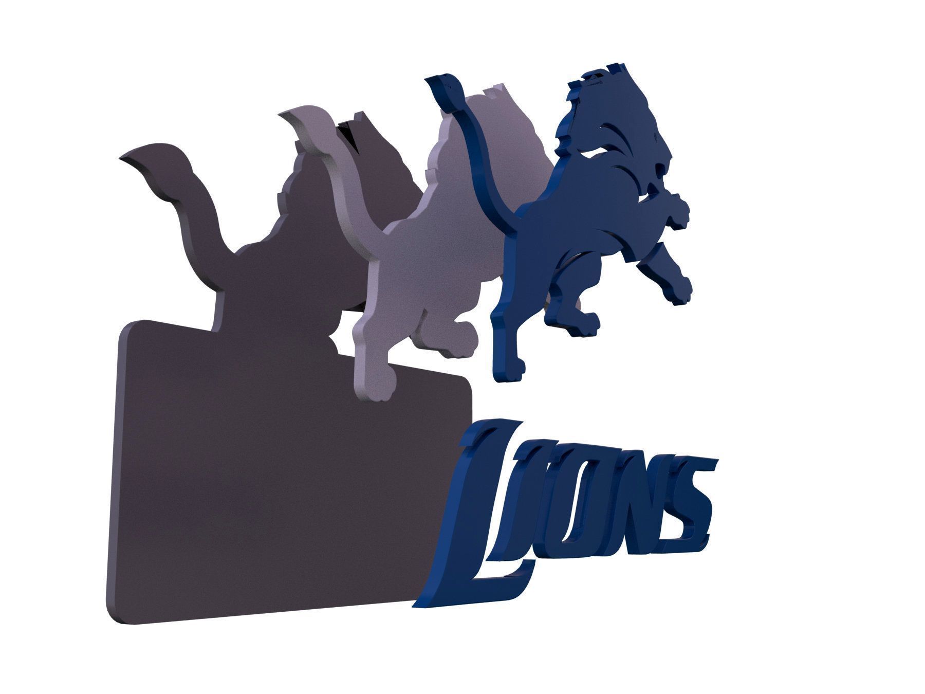 NFL all LOGOS keychan Printable an Renderable 3D print model_40