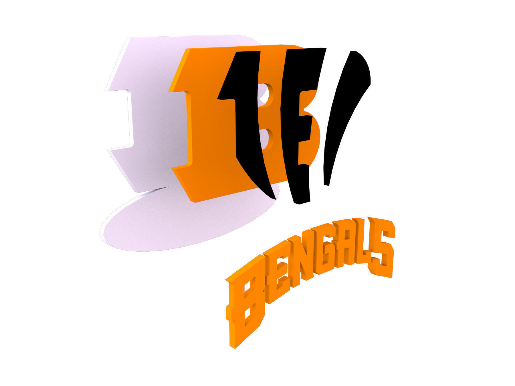 NFL all LOGOS keychan Printable an Renderable 3D print model_16